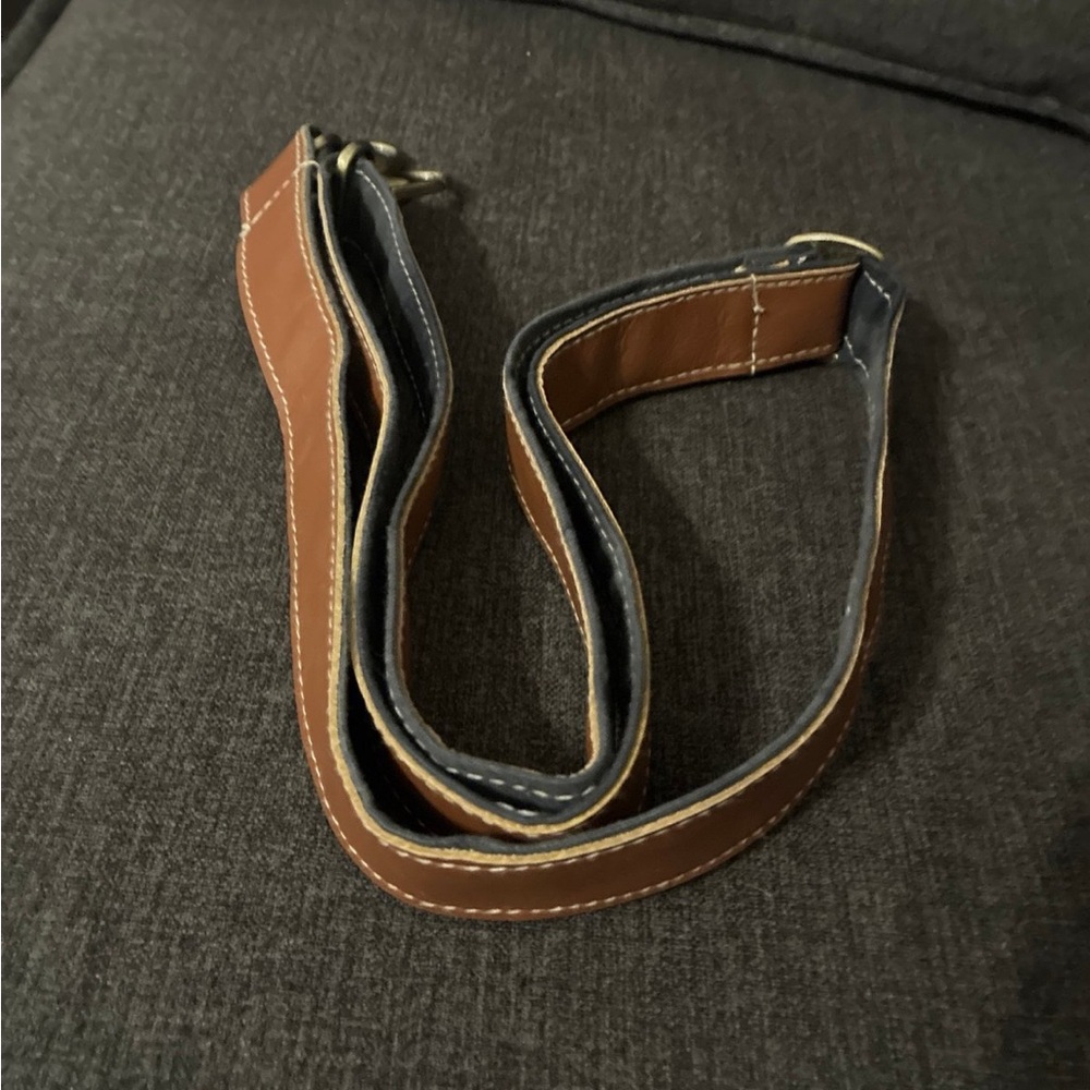 Patchwork Tote Bag With Brown And Red Accents, Sh… - image 7